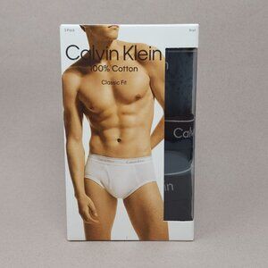 Calvin Klein Cotton Classic Fit Brief 3-Pack Size 2XL Black XXL 2XL